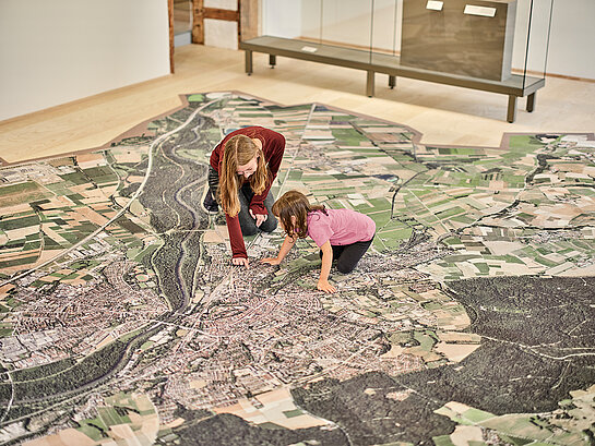 Stadtmuseum Freising Luftbildteppich